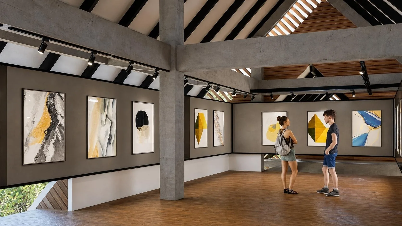 Elevated Net Zero Gallery for Jakarta Mangrove Resort