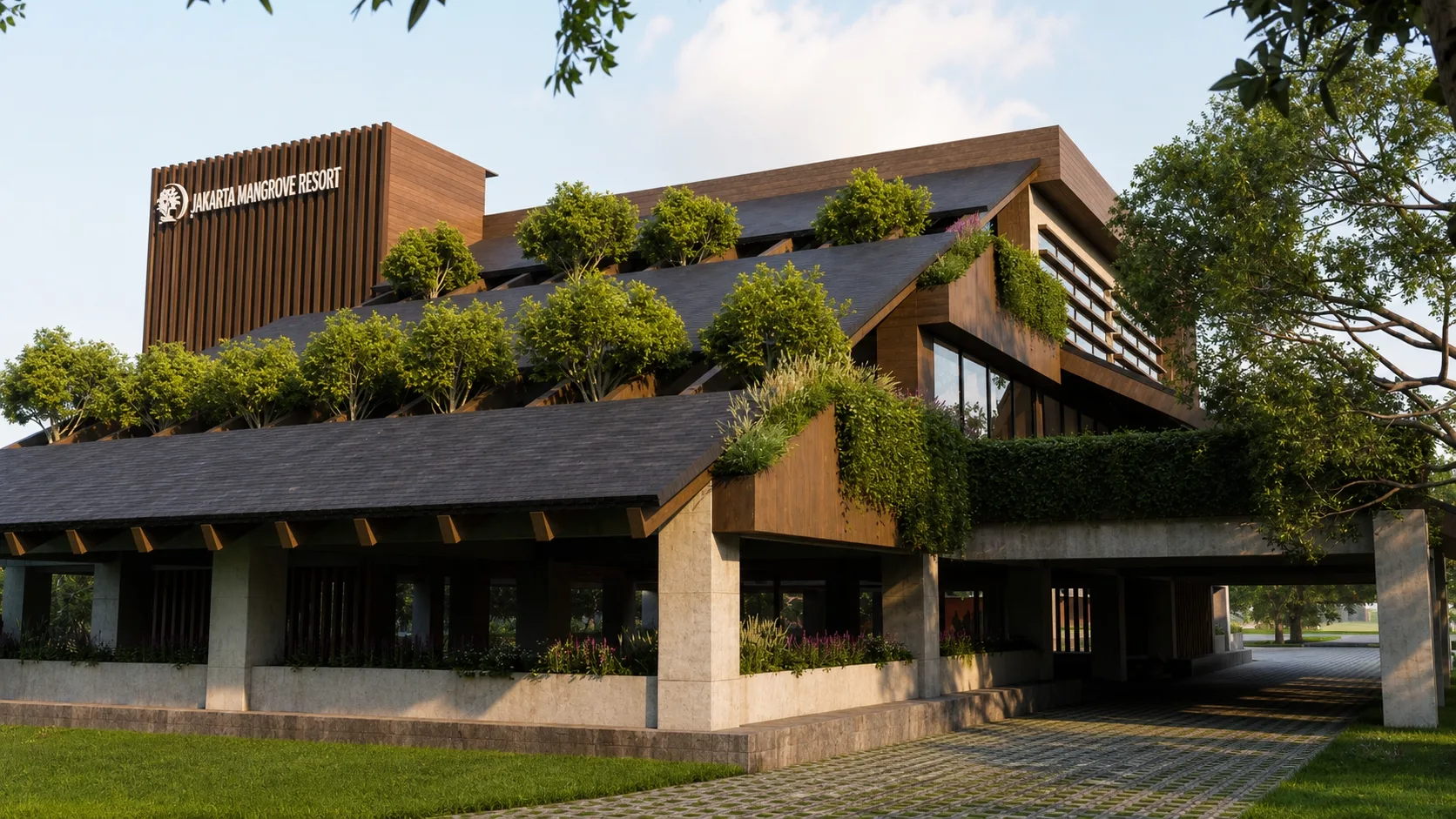 Jakarta Mangrove Resort Conceptual Masterplan