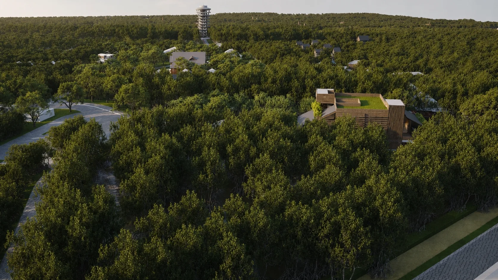 Jakarta Mangrove Resort Conceptual Masterplan