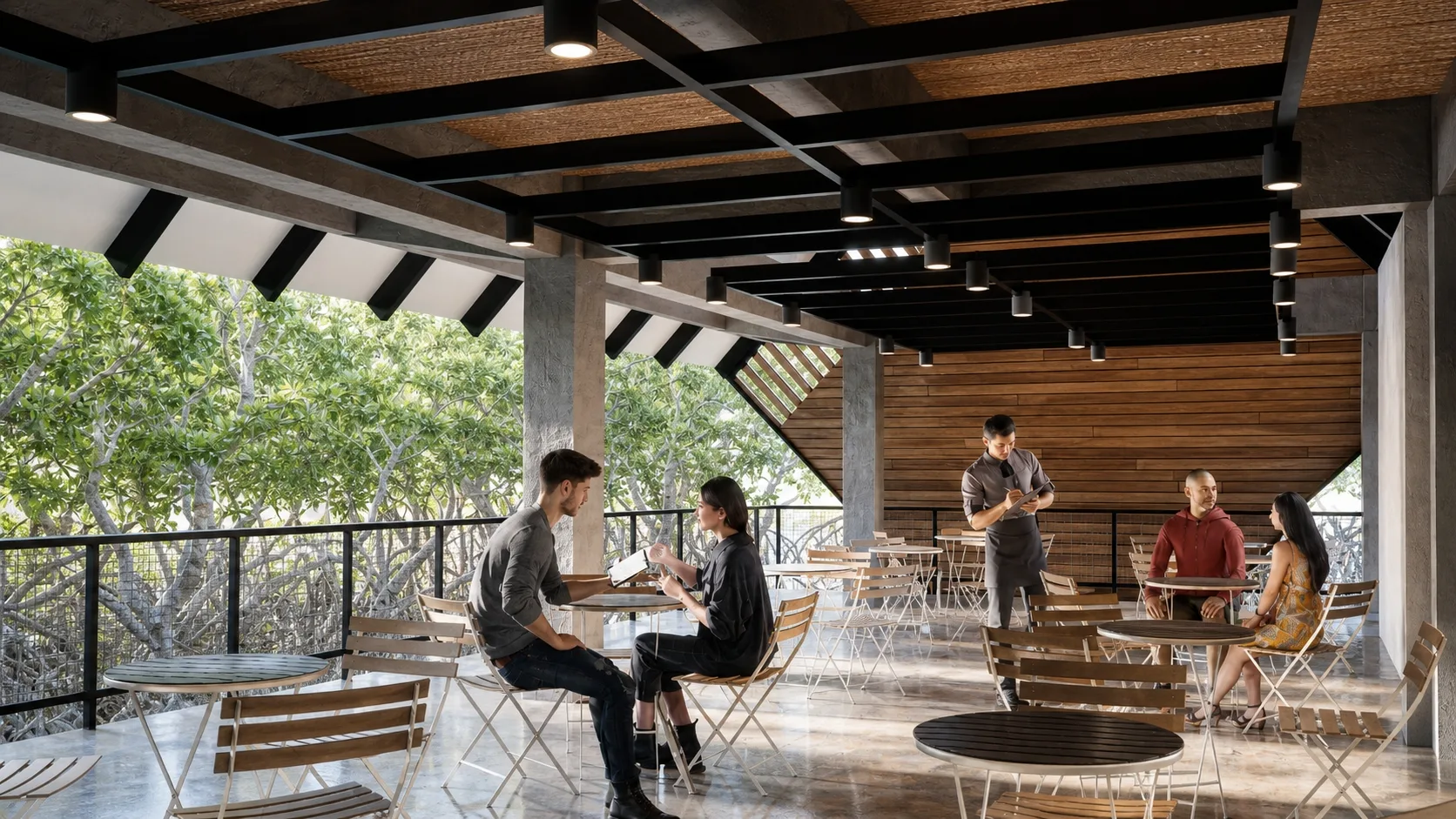 Elevated Net Zero Gallery for Jakarta Mangrove Resort