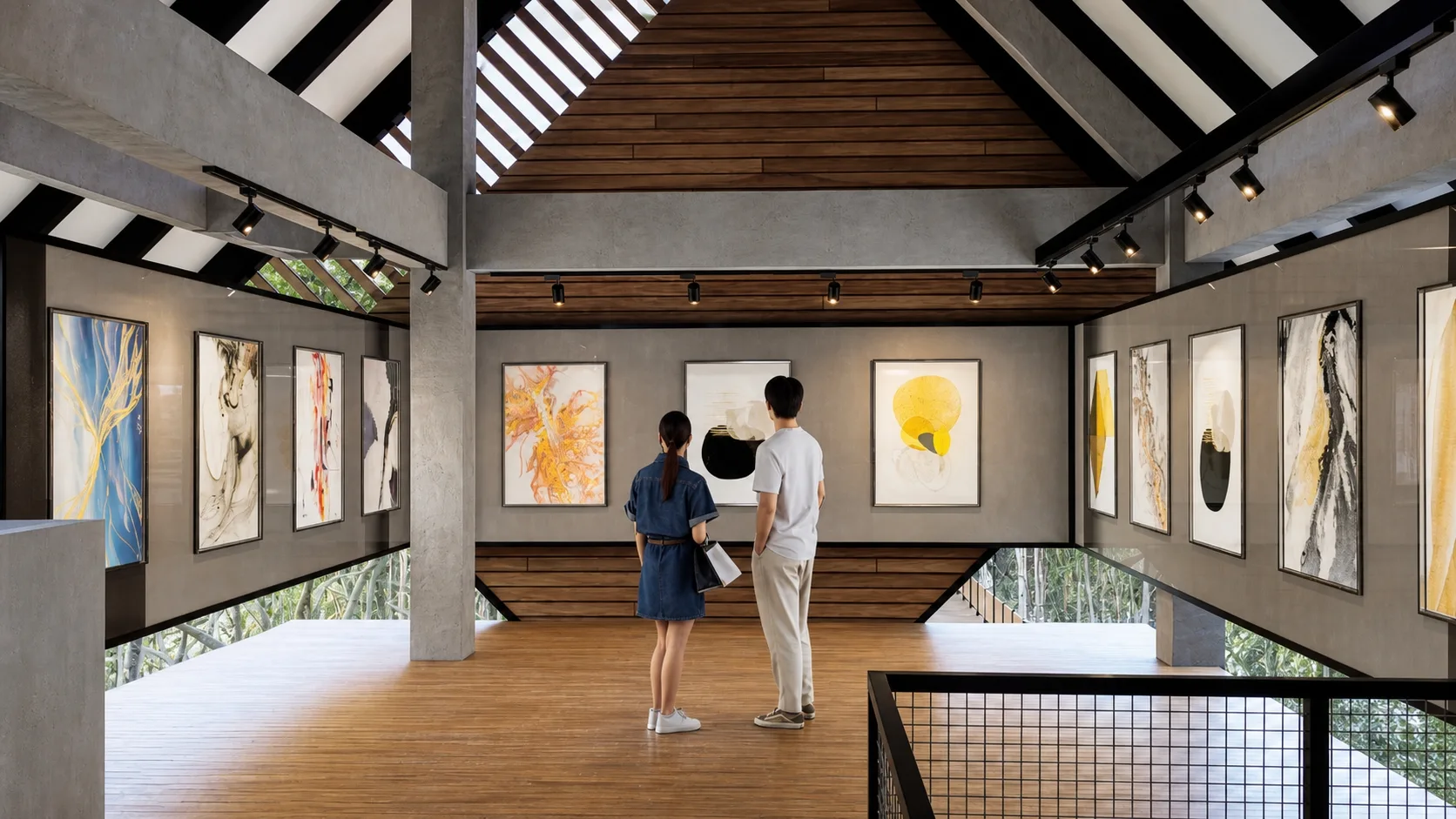 Elevated Net Zero Gallery for Jakarta Mangrove Resort