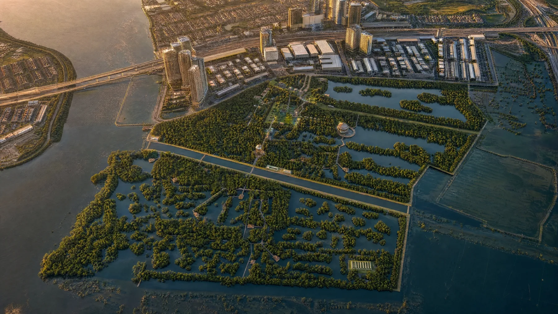 Jakarta Mangrove Resort Conceptual Masterplan