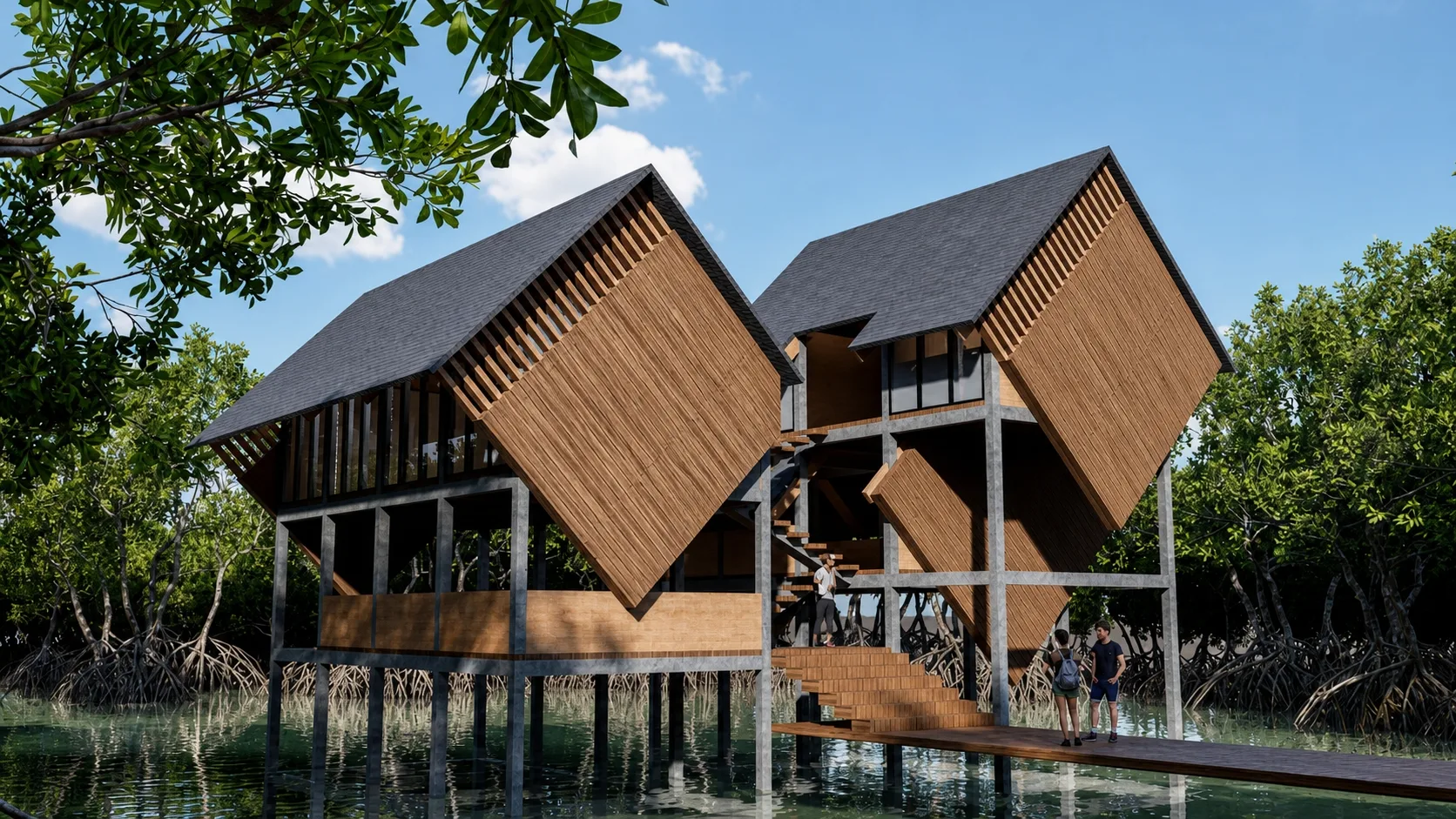 Jakarta Mangrove Resort Conceptual Masterplan